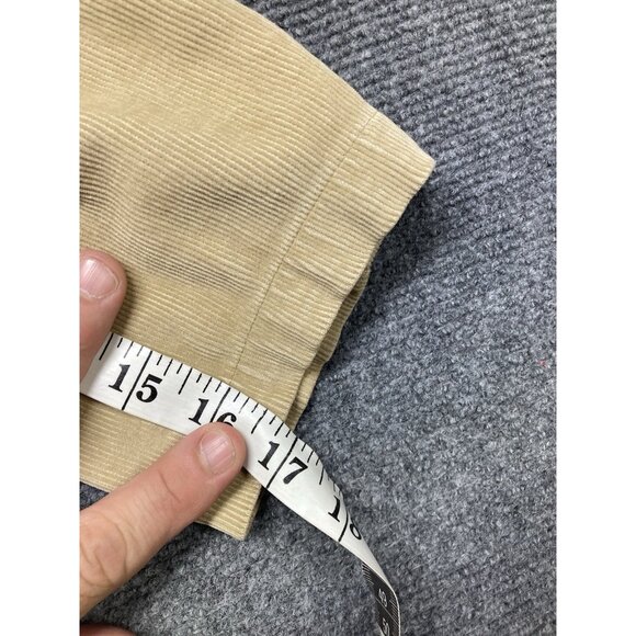 St Johns Bay Corduroy Jacket Women’s Size Medium Tan Long Sleeve Button Up - Picture 8 of 11